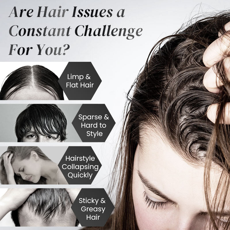 بخاخ تصفيف لزيادة كثافة الشعر ويترك على الشعر | حجم يدوم طويلاً، خفيف الوزن وغير دهني، ومضاد للتطاير، وتصفيف سهل لجميع أنواع الشعر.