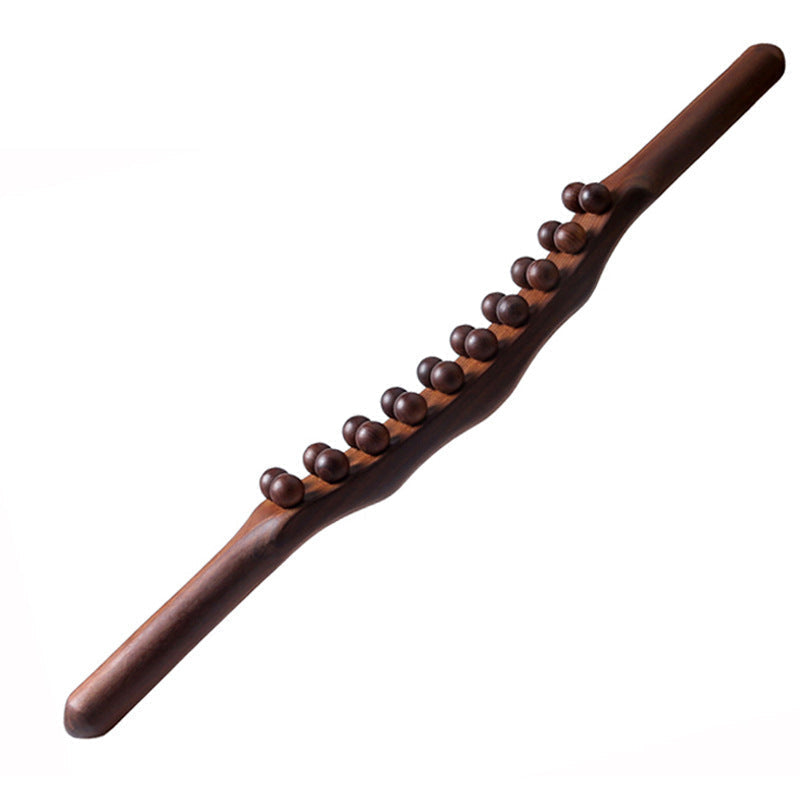 أداة تدليك خشبية دوارة | Wooden lymphatic massage stick