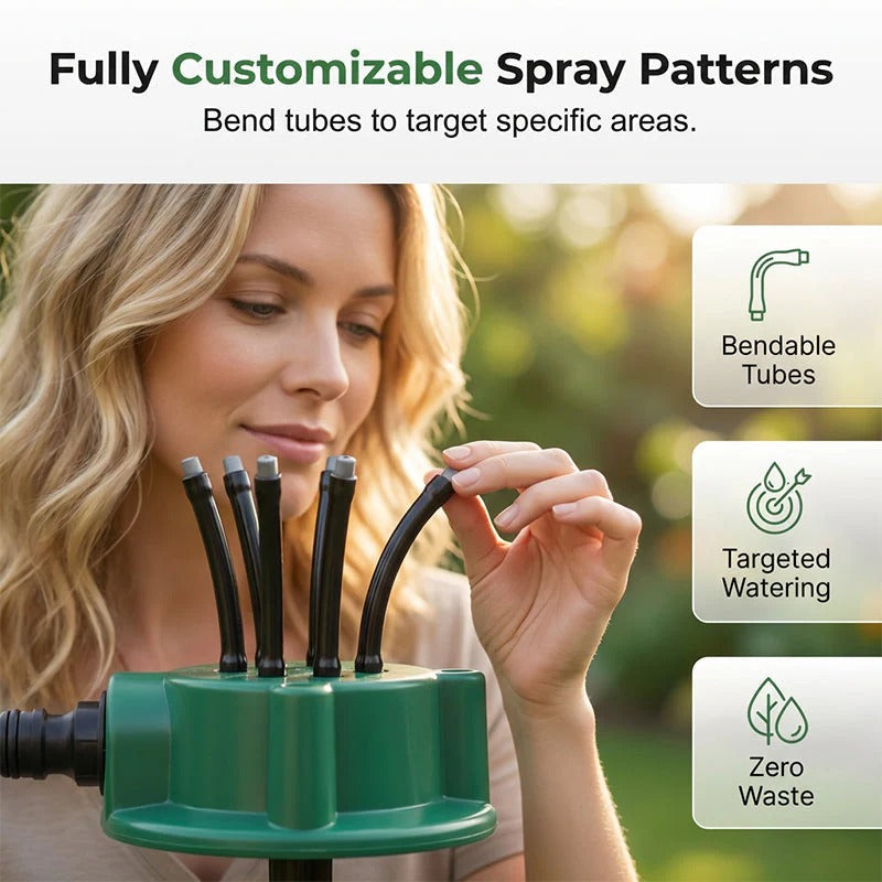 رشاش ري للحدائق بتغطية 360 درجة | 360° Coverage Precision Garden Irrigation Sprinkler