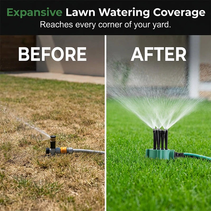 رشاش ري للحدائق بتغطية 360 درجة | 360° Coverage Precision Garden Irrigation Sprinkler