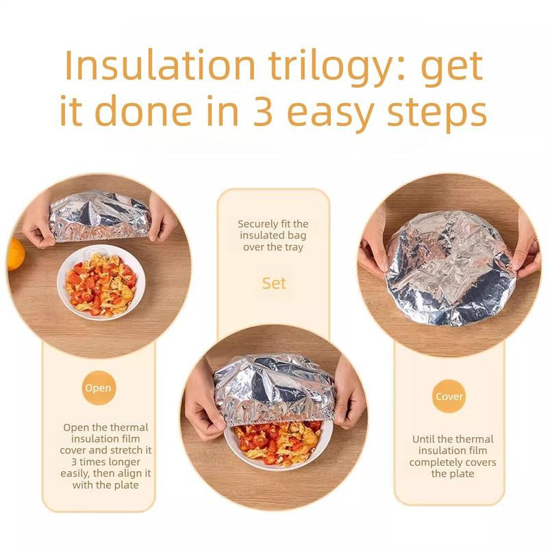 أغطية حفظ الحرارة من رقائق الألومنيوم | Aluminum Foil Heat-retaining Cover
