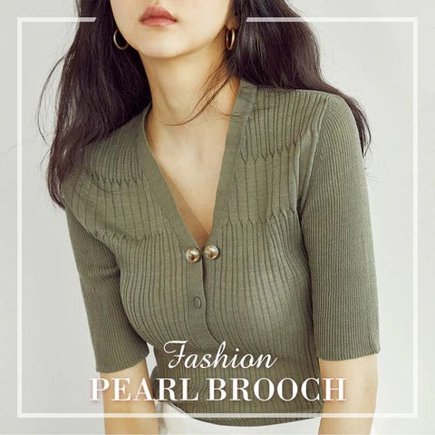دبابيس بروش بتصميم اللؤلؤ | Fashion Pearl Brooch