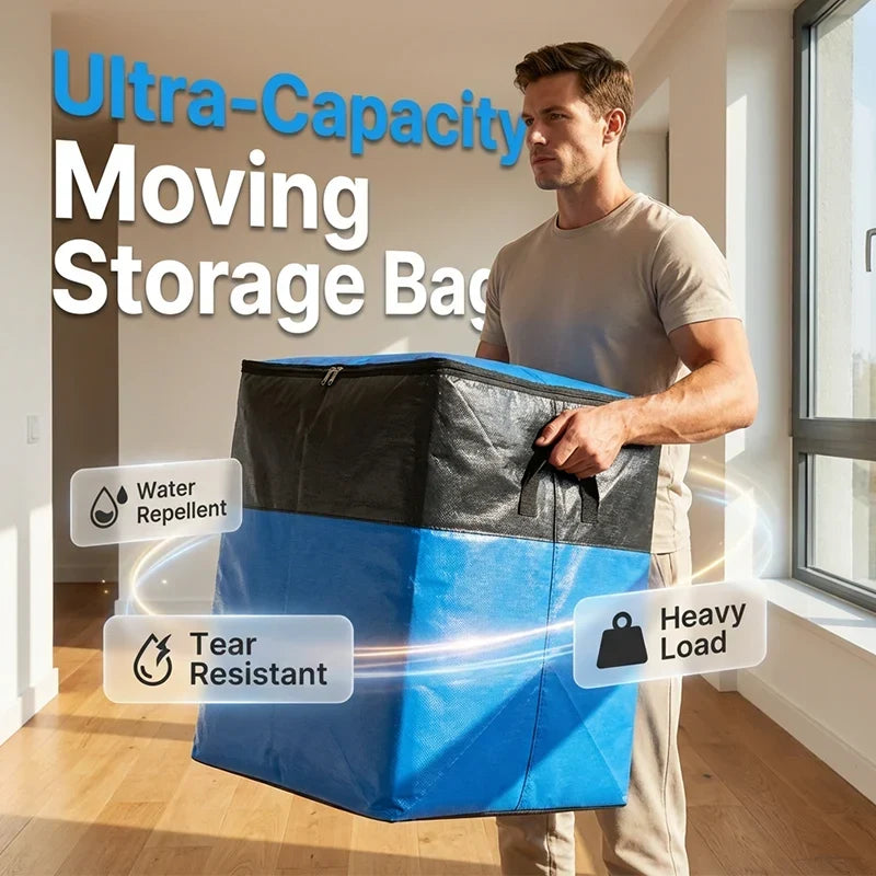 Collapsible Storage & Moving Bag | حقيبة تخزين ونقل كبيرة قابلة للطي