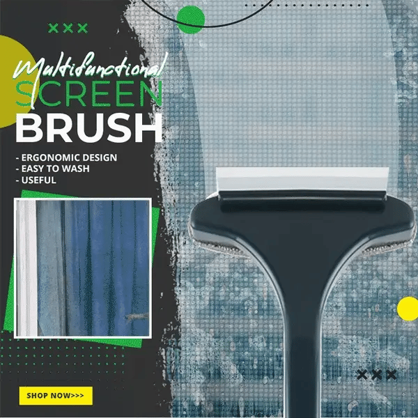 فرشاة تنظيف شِباك 2 في 1 | 2 In 1 Multifunctional Screen Brush