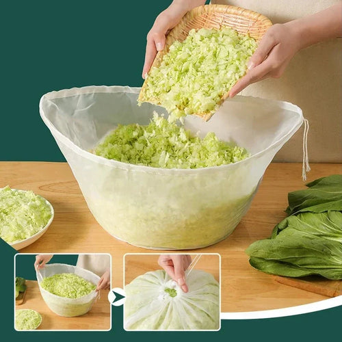 Soy Milk Bag & All Purpose Food Mesh Strainer - Denna