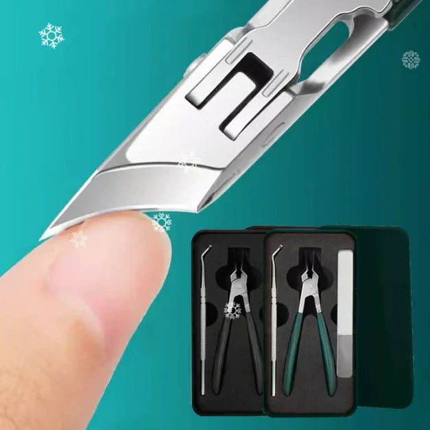 طقم قصافة أظافر بحافة مائلة 3 قطع | Slant Edge Nail Clipper 3-Piece Set