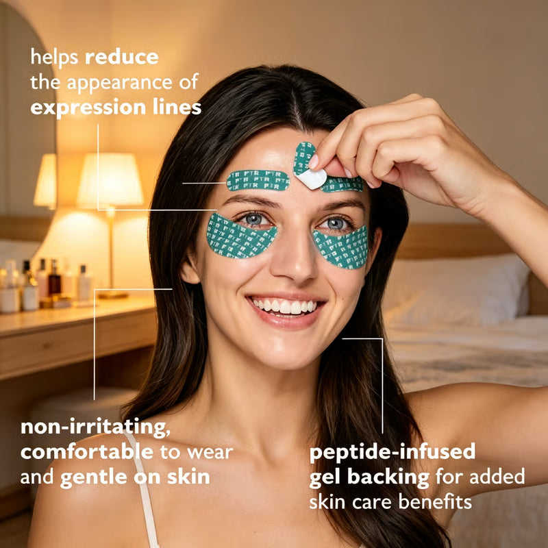 لاصقات تجميل للوجه ومحيط العين | Skinjection Infused Face + Eye Tape