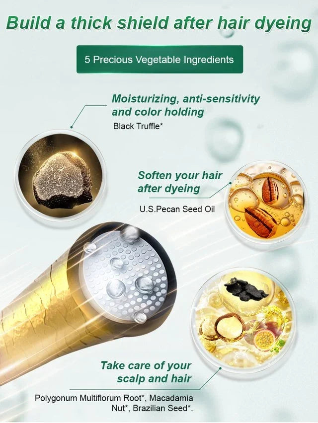 Fruit Essence Hair Dyeing Comb | مشط صبغة شعر بخلاصة الفواكه