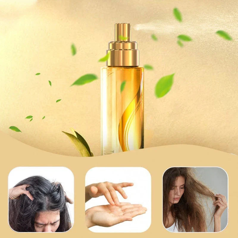 بخاخ زيت خفيف لتنعيم الشعر يدوم طويلاً
