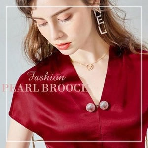 دبابيس بروش بتصميم اللؤلؤ | Fashion Pearl Brooch