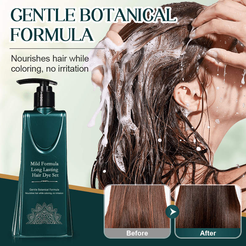 Gentle formula for long-lasting hair dye | صبغة شعر بتركيبة لطيفة